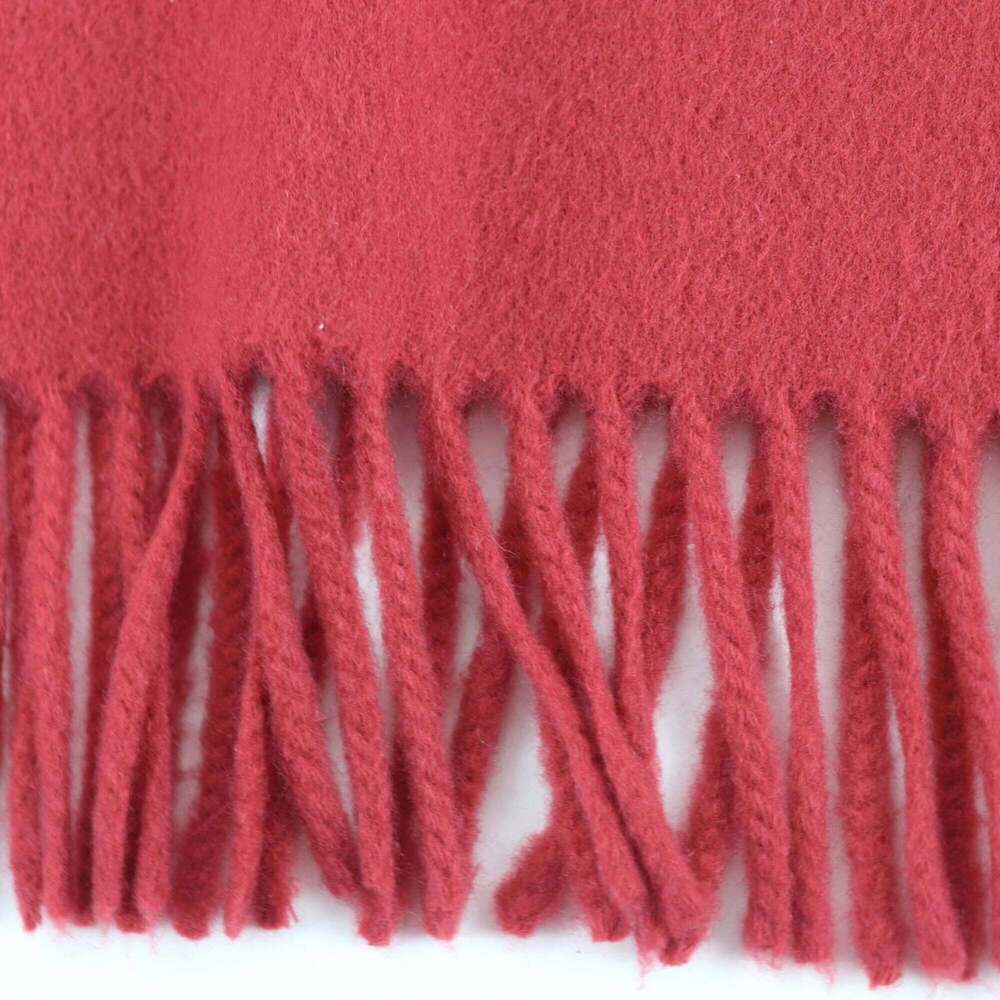 HERMES Authentic Red Scarf - Picture 7 of 8